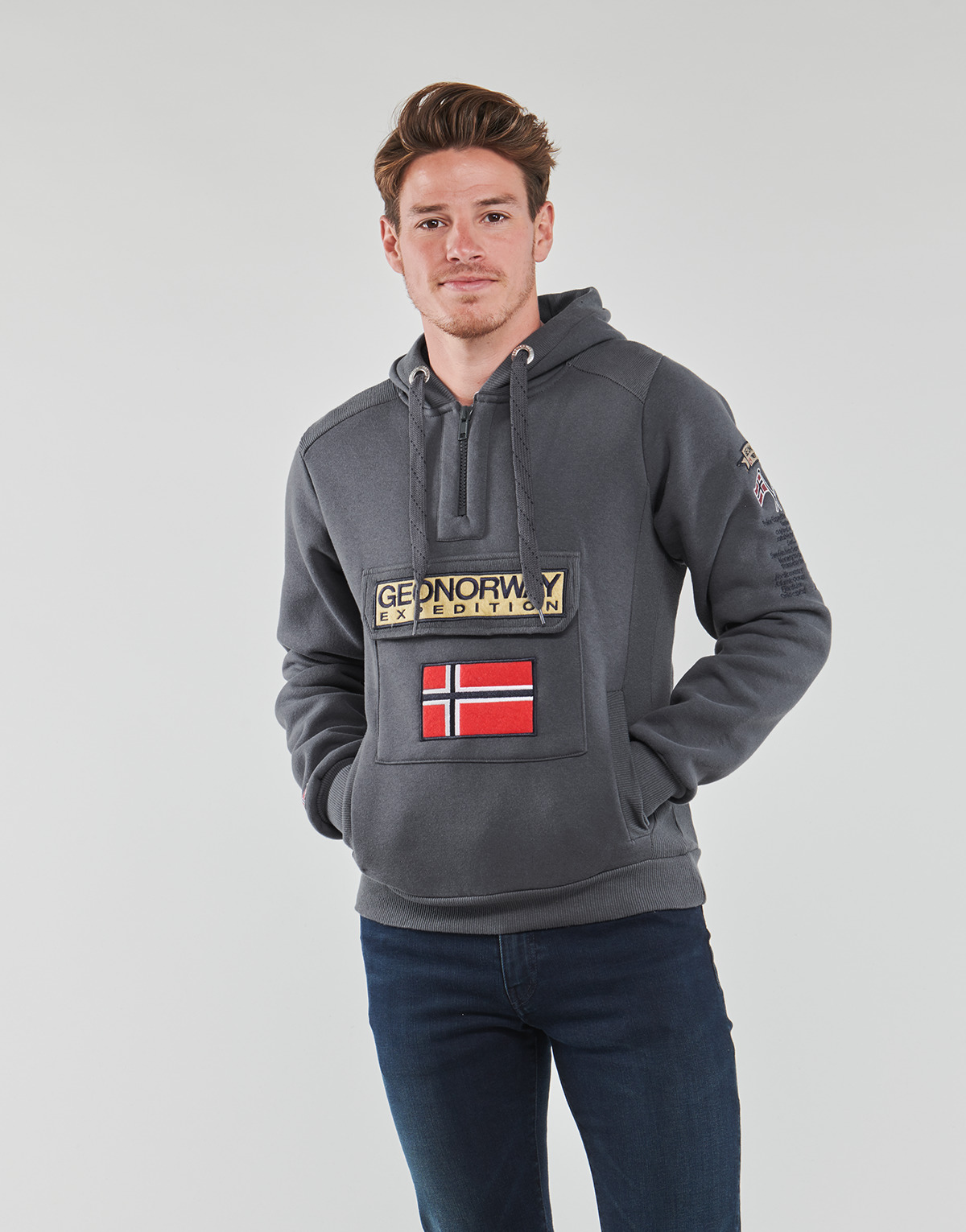 Geographical Norway Gris GYMCLASS BhhcFMMs