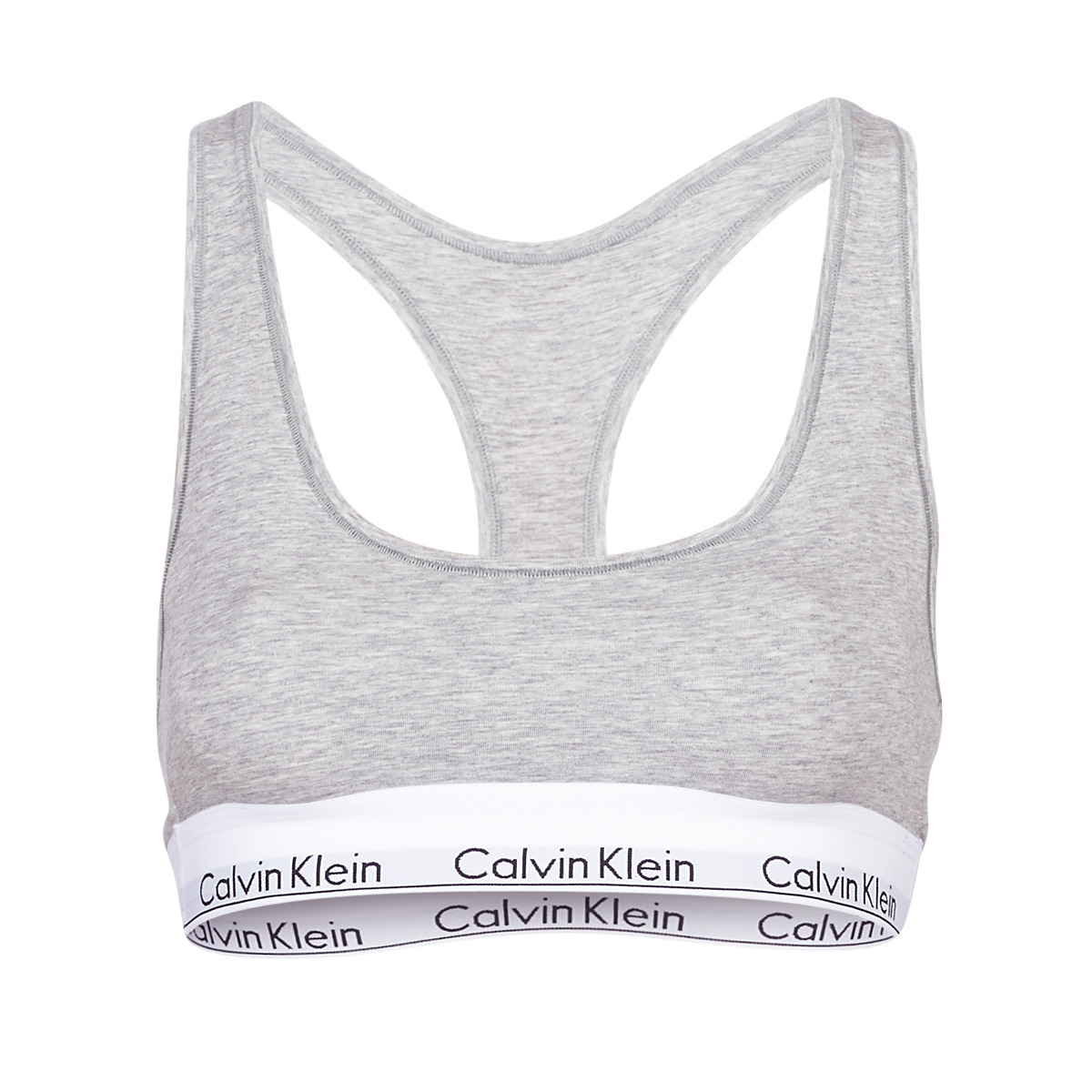 Calvin Klein Jeans Gris MODERN COTTON UNLINED BRALETTE 