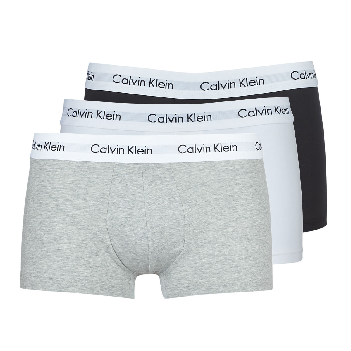 Calvin Klein Jeans Noir / Blanc / Gris chiné COTTON STR