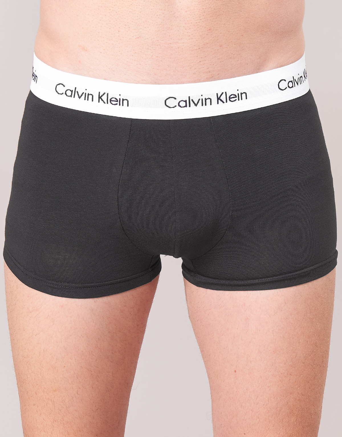 Calvin Klein Jeans Noir / Blanc / Gris chiné COTTON STRECH LOW RISE TRUNK X 3 1KOjQrOH