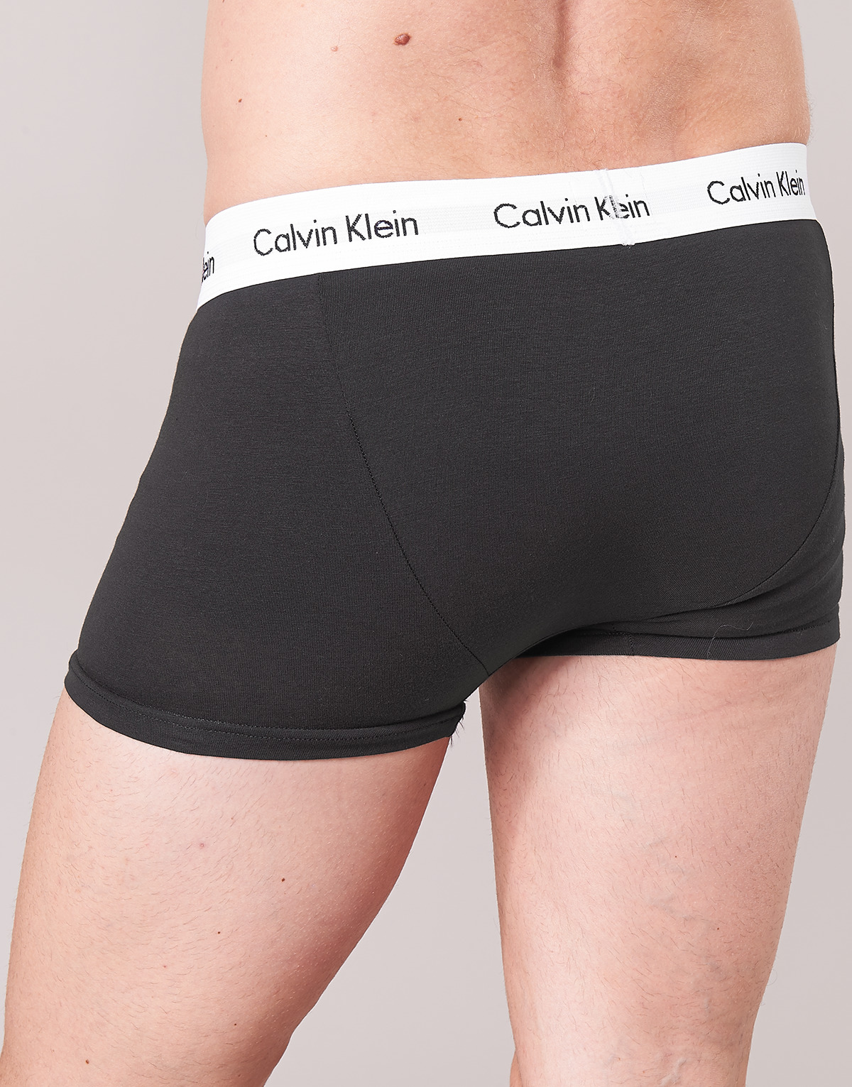 Calvin Klein Jeans Noir / Blanc / Gris chiné COTTON STRECH LOW RISE TRUNK X 3 1KOjQrOH