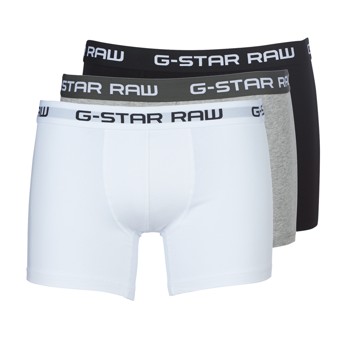 G-Star Raw Noir / Gris / Blanc CLASSIC TRUNK 3 PACK 9vt26va9