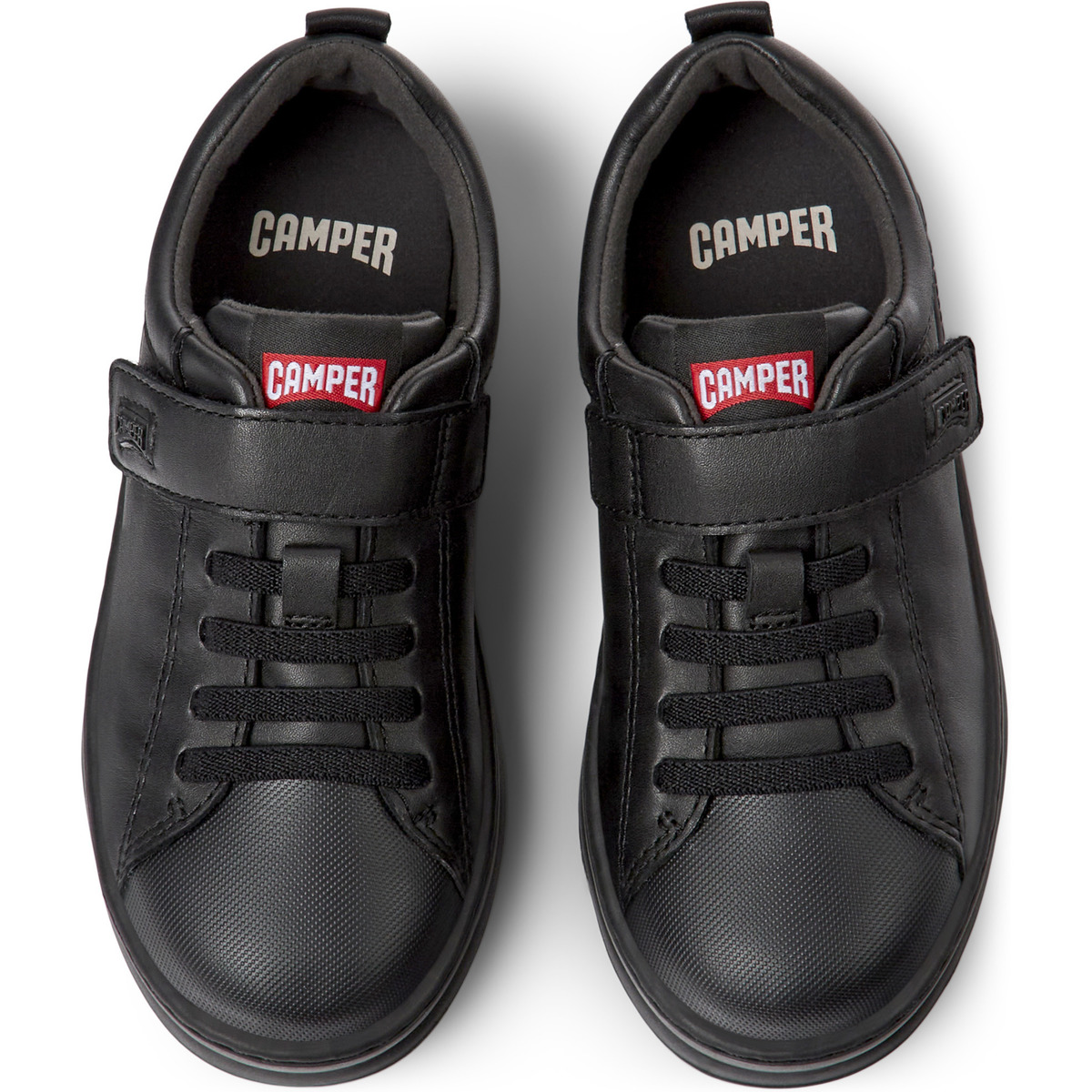 Camper Noir Sneaker Runner Four cuir AddMiKv3