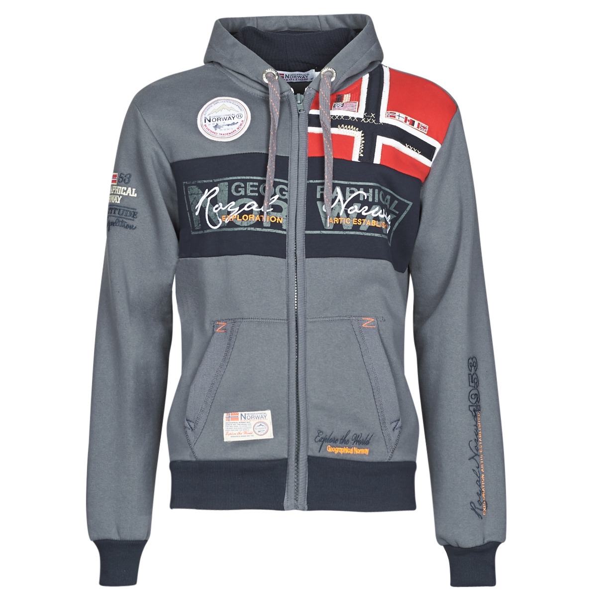 Geographical Norway Gris foncé FLYER ajvHYHda