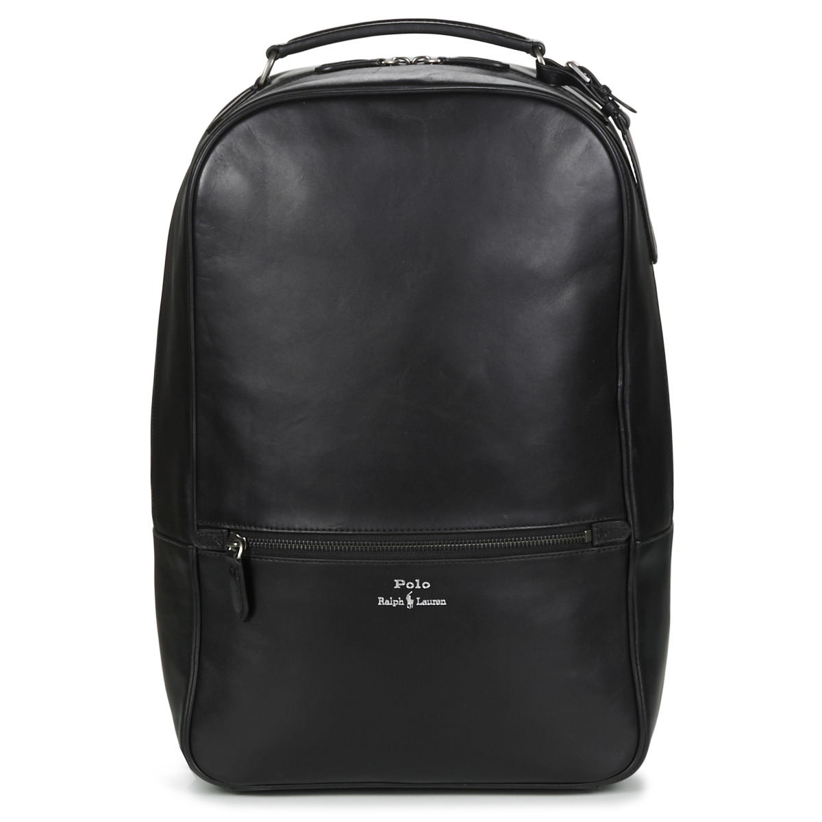 Polo Ralph Lauren Noir BACKPACK SMOOTH LEATHER 3SVz5aN0