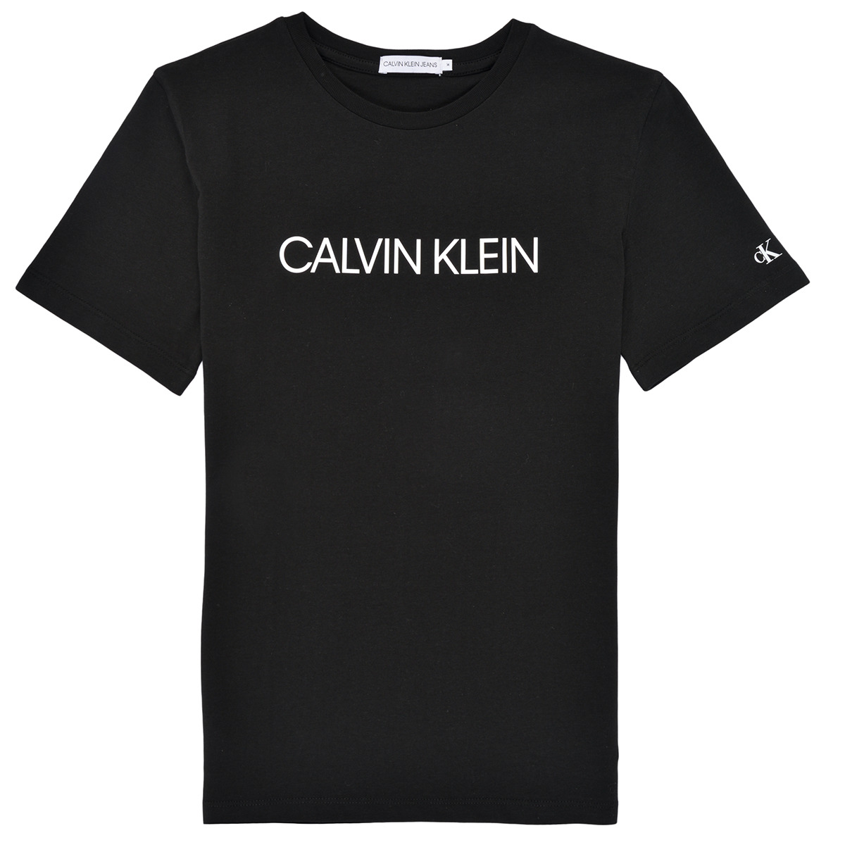 Calvin Klein Jeans Noir INSTITUTIONAL T-SHIRT 3Jx7jKSR