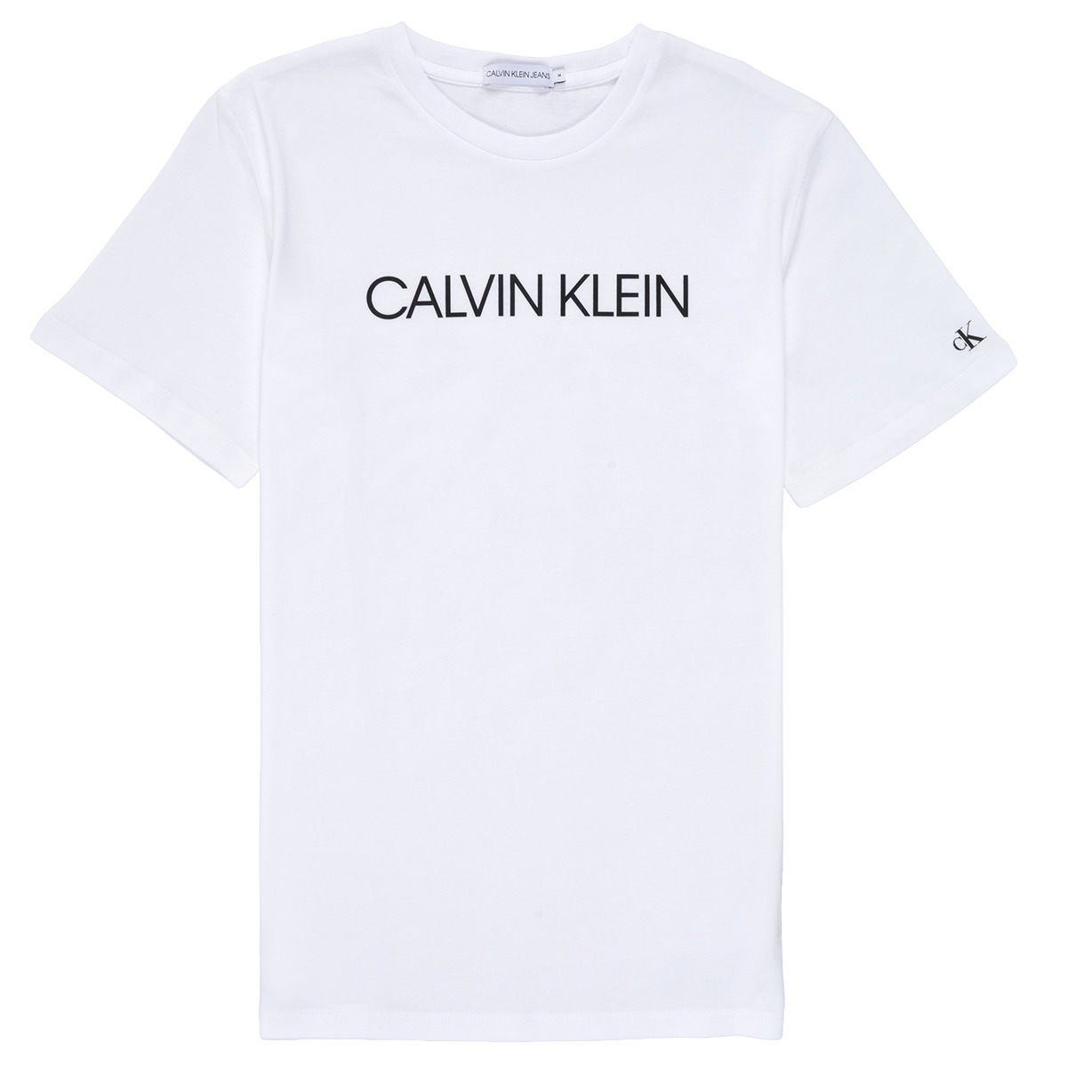 Calvin Klein Jeans Blanc INSTITUTIONAL T-SHIRT 8mxCPayT