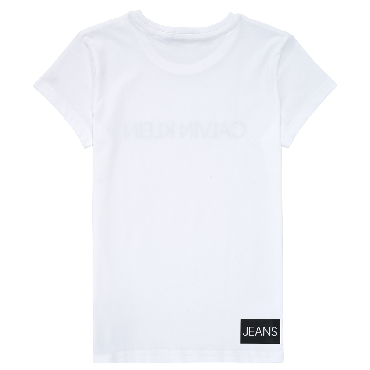 Calvin Klein Jeans Blanc INSTITUTIONAL T-SHIRT 9EiaxybO