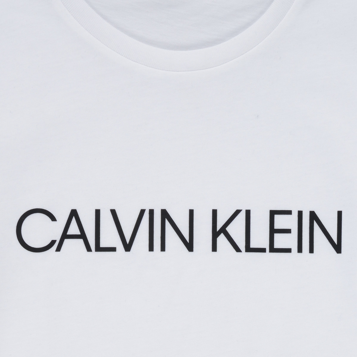Calvin Klein Jeans Blanc INSTITUTIONAL T-SHIRT 9EiaxybO