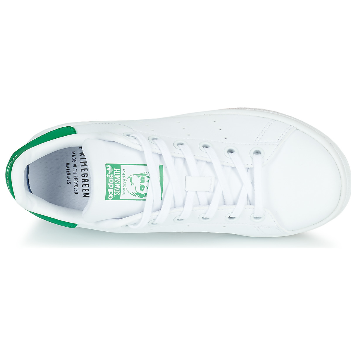 adidas Originals Blanc / Vert STAN SMITH J ECO-RESPONSABLE 6rdQWWdJ