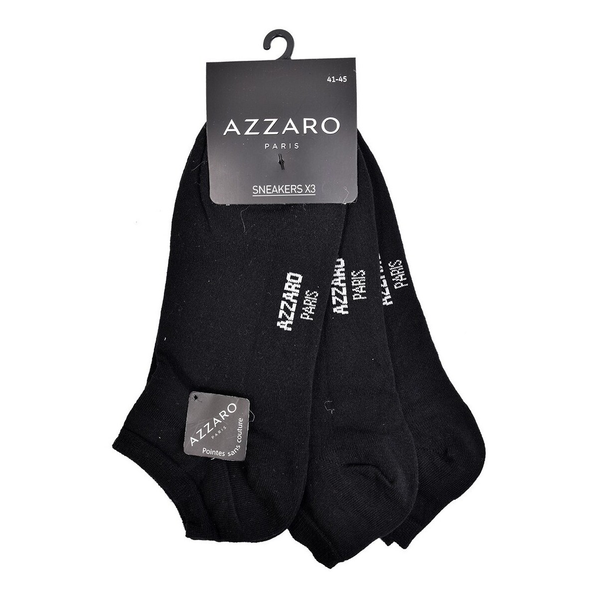 Azzaro Noir Pack de 6 paires SNEAKERS N 1rwIpVrR