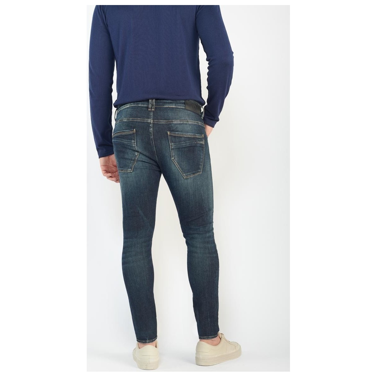 Le Temps des Cerises Bleu Power skinny 7/8ème jeans vintage bleu 2fwCzbG7