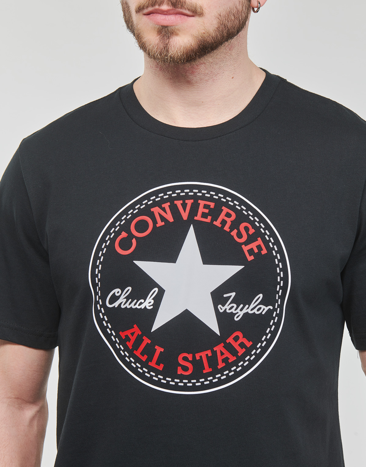 Converse Noir GO-TO CHUCK TAYLOR CLASSIC PATCH TEE AkCLn3L1