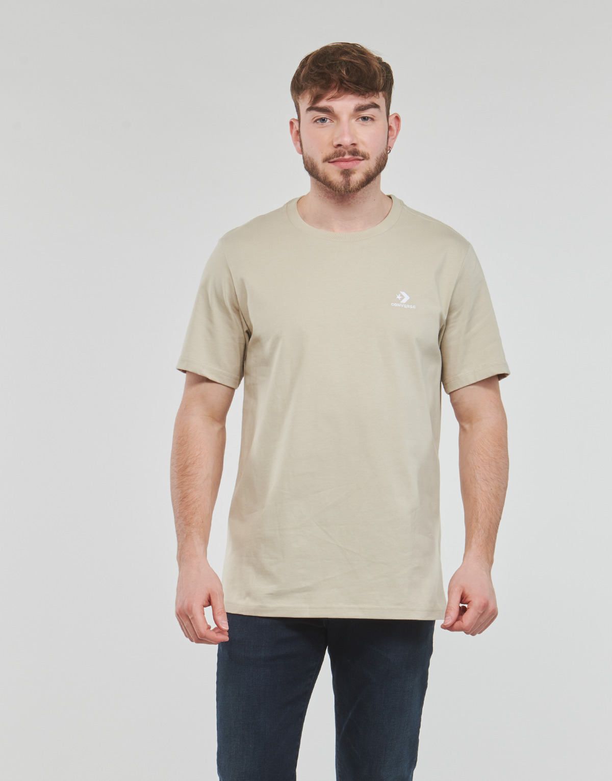 Converse Beige GO-TO EMBROIDERED STAR CHEVRON TEE 6W0xdshB