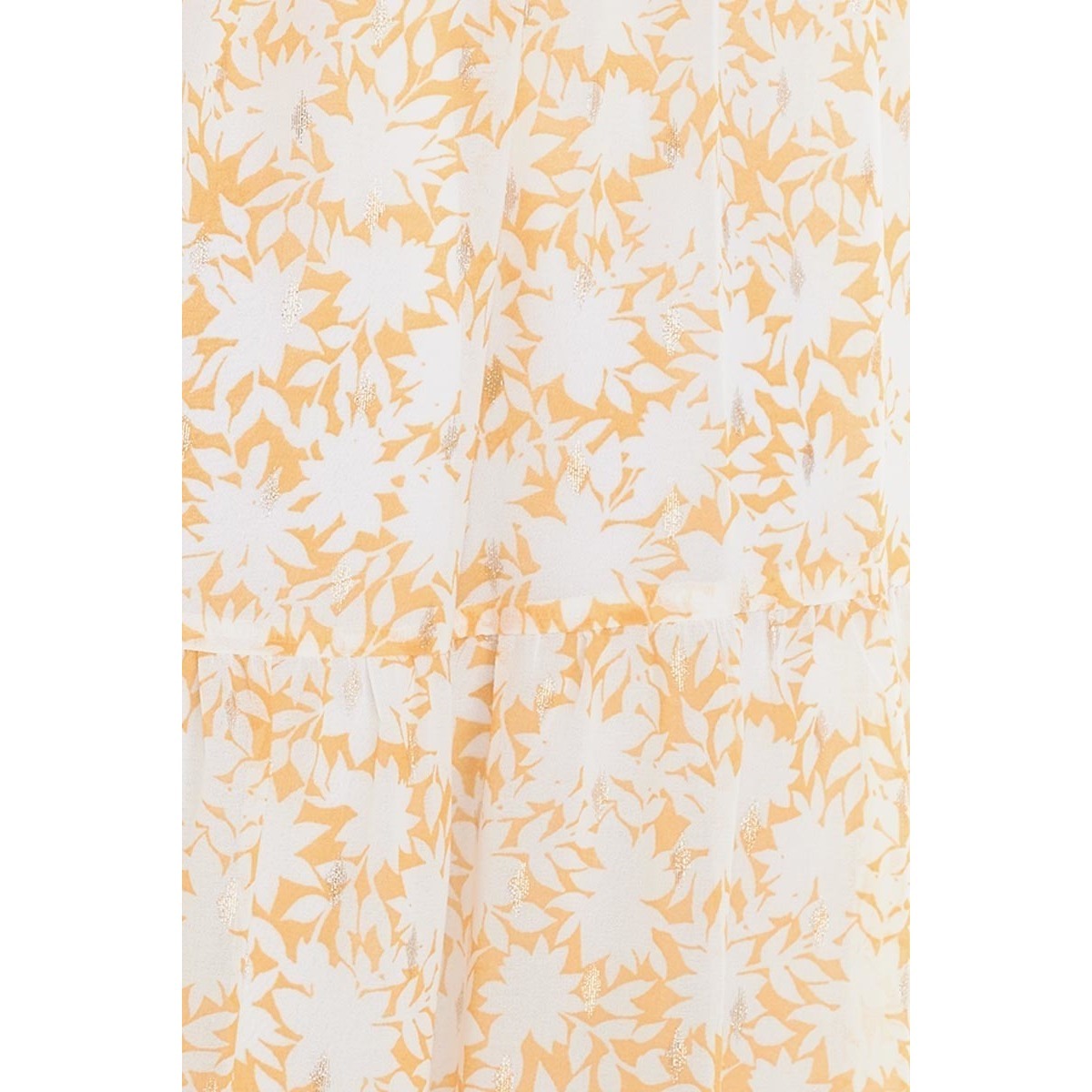 Le Temps des Cerises Jaune Robe longue bilbao à motif floral jaune 7OhIHxSp