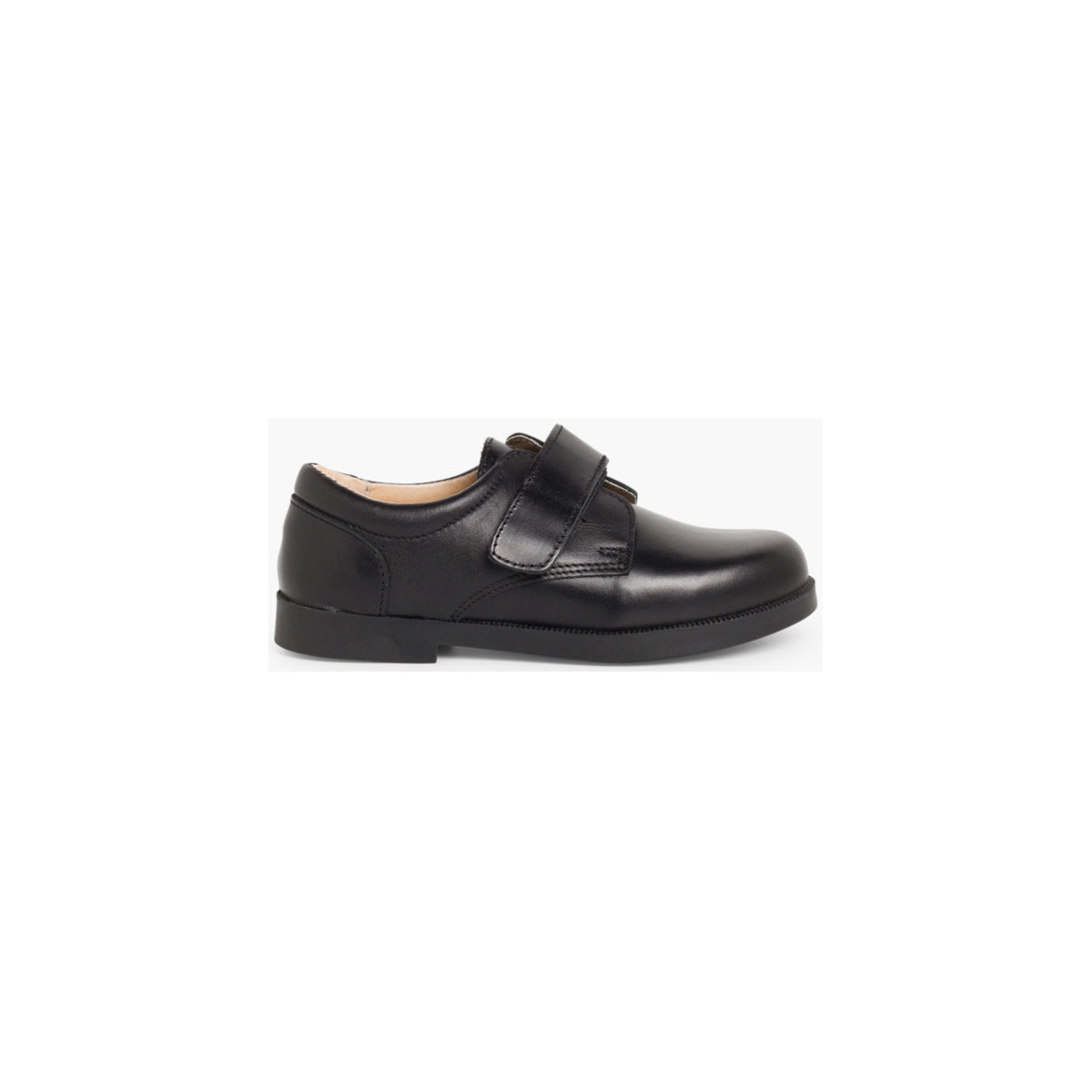Pisamonas Noir Chaussures d´école avec à scratch p