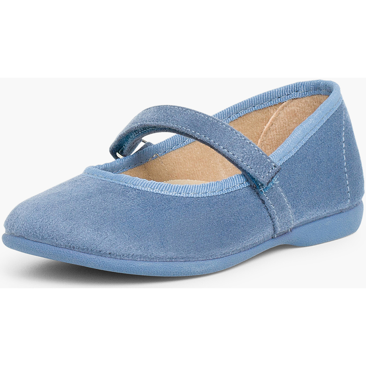 Pisamonas Bleu Chaussures fille en serratex avec à scratch 3J70H5ou