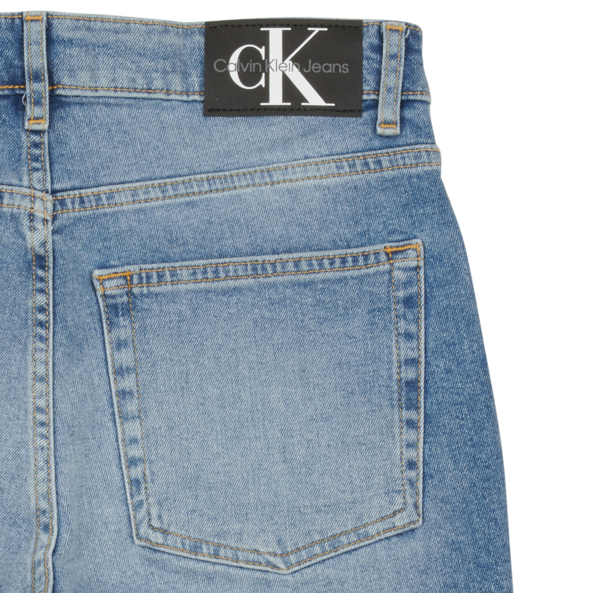 Calvin Klein Jeans Bleu REG SHORT MID BLUE 8l0Ljo4d