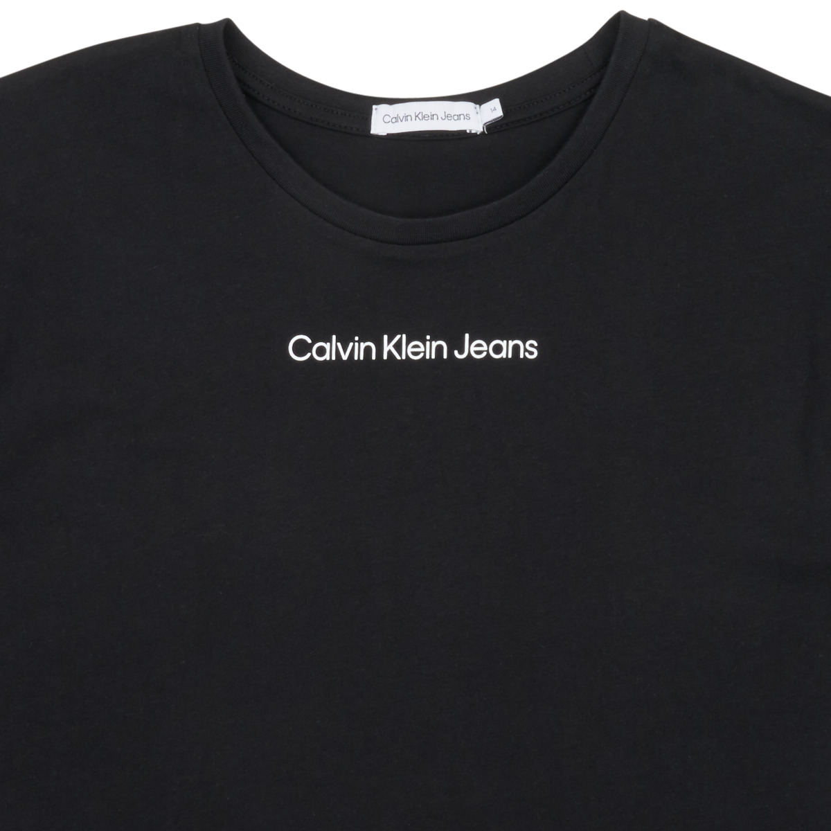 Calvin Klein Jeans Noir CKJ LOGO BOXY T-SHIRT armRfIpv