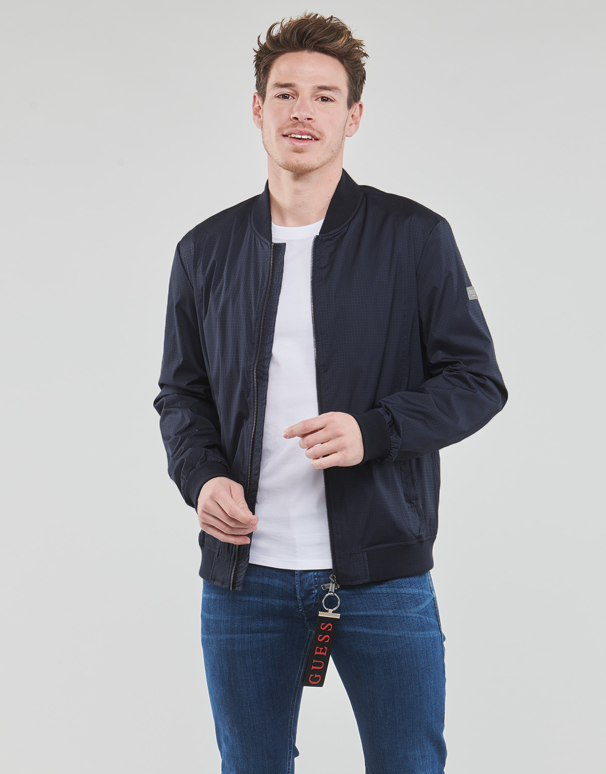 Guess Marine STRETCH BOMBER AbyGxNf2