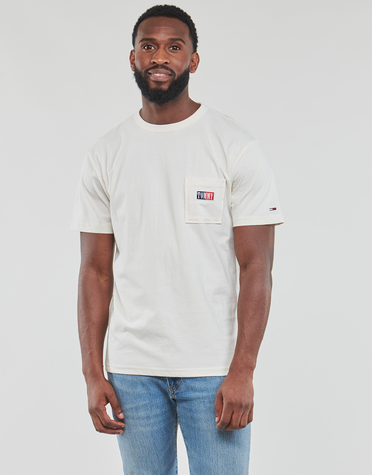 Tommy Jeans Blanc TJM CLSC TIMELESS TOMMY TEE 0Wiwvw0i