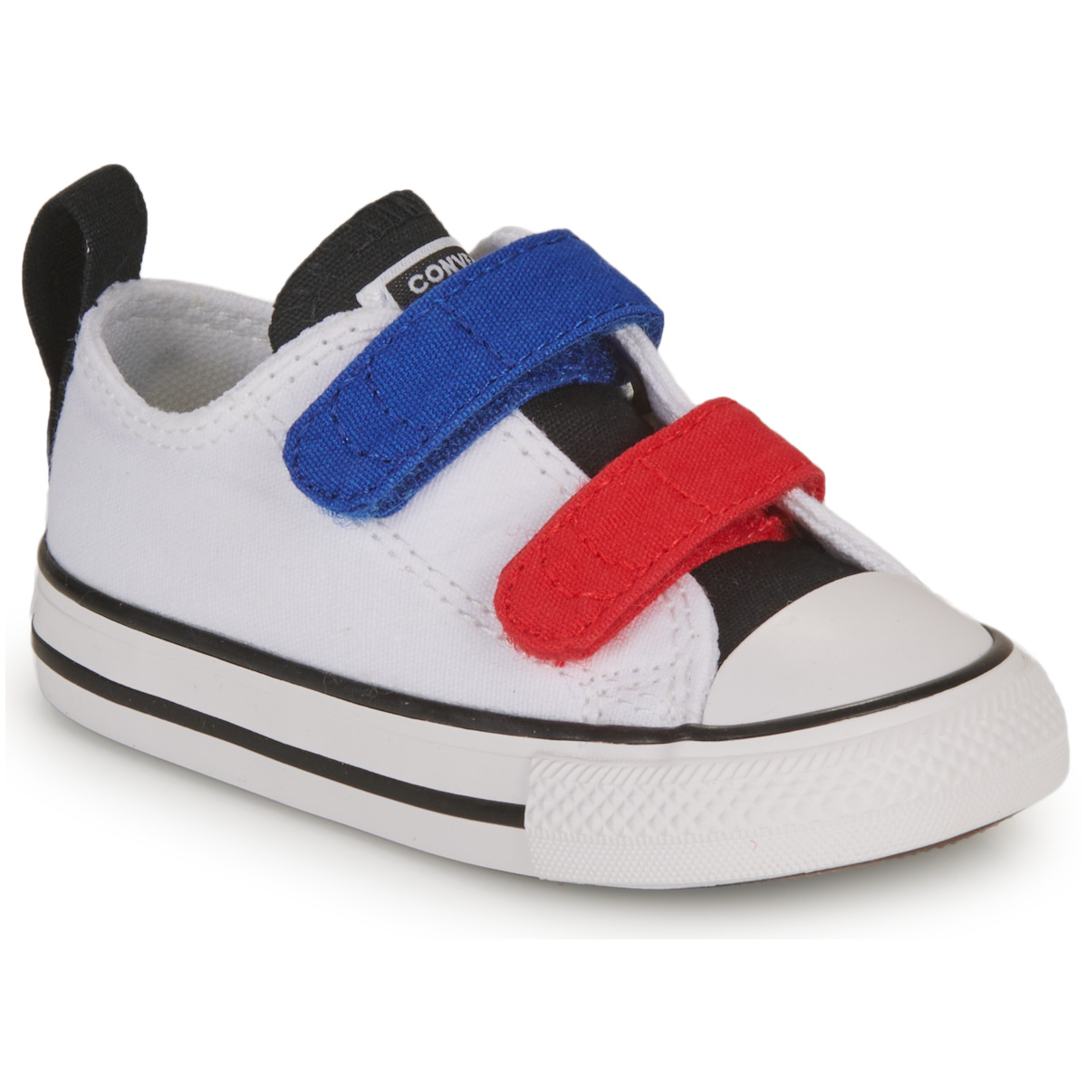Converse Blanc / Bleu / Rouge INFANT CONVERSE CHUCK TAYLOR ALL STAR 2V EASY-ON SUMMER TWILL LO 4248UVgY