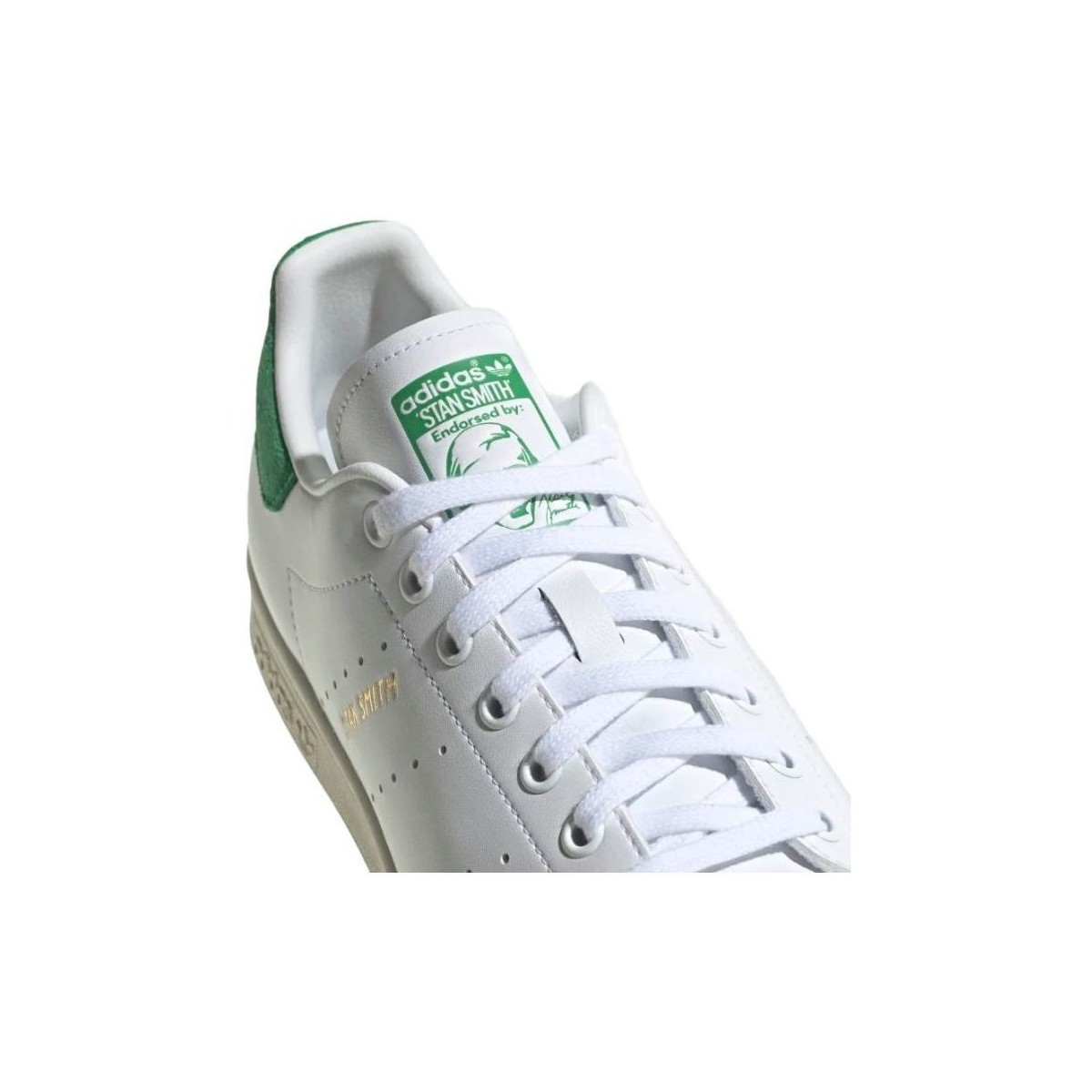 adidas Originals Blanc Baskets Stan Smith Cloud White/Green/Off White 68F12AaY