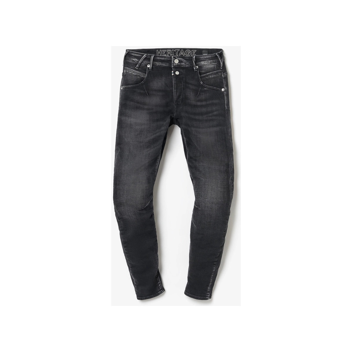 Le Temps des Cerises Noir Cravan 900/3 tapered arqué jeans noir 9DCy6klK