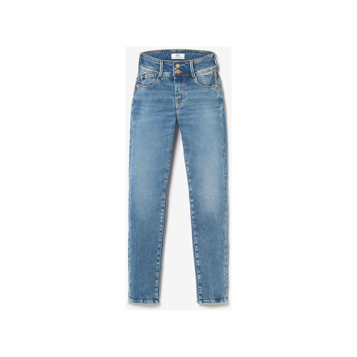Le Temps des Cerises Bleu Luri ultra pulp slim taille haute 7/8ème jeans bleu 6qblWfei