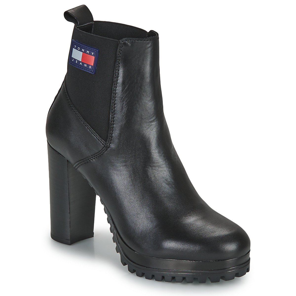 Tommy Jeans Noir Essentials High Heel Boot 6HRFnReA