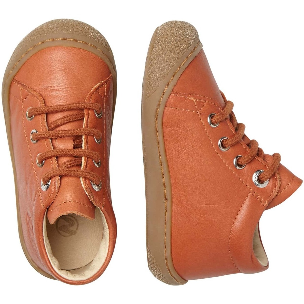 Naturino Orange Chaussures premiers pas en cuir COCOON 40BtyxtY