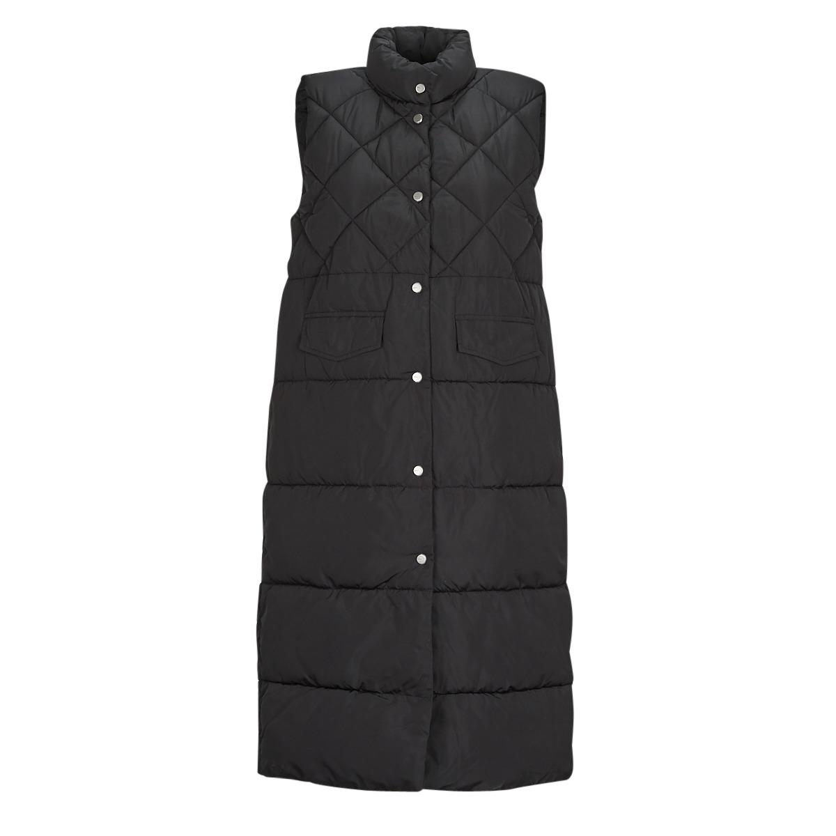 Only Noir ONLSTACY QUILTED LONG WAISTCOAT OTW abGwy1Jm