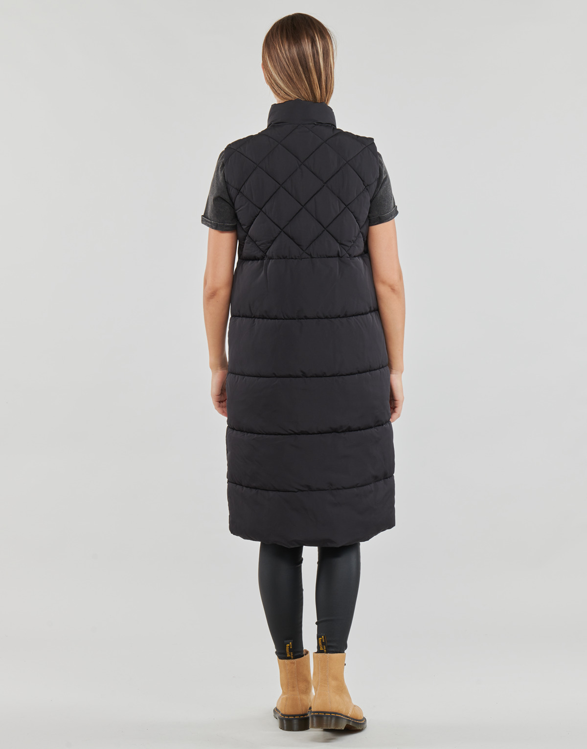 Only Noir ONLSTACY QUILTED LONG WAISTCOAT OTW abGwy1Jm