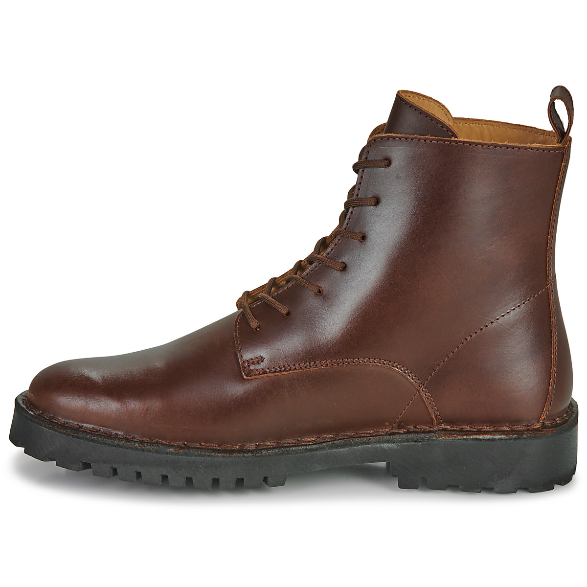 Selected Marron SLHRICKY LEATHER LACE-UP BOOT 2DlYVkp5