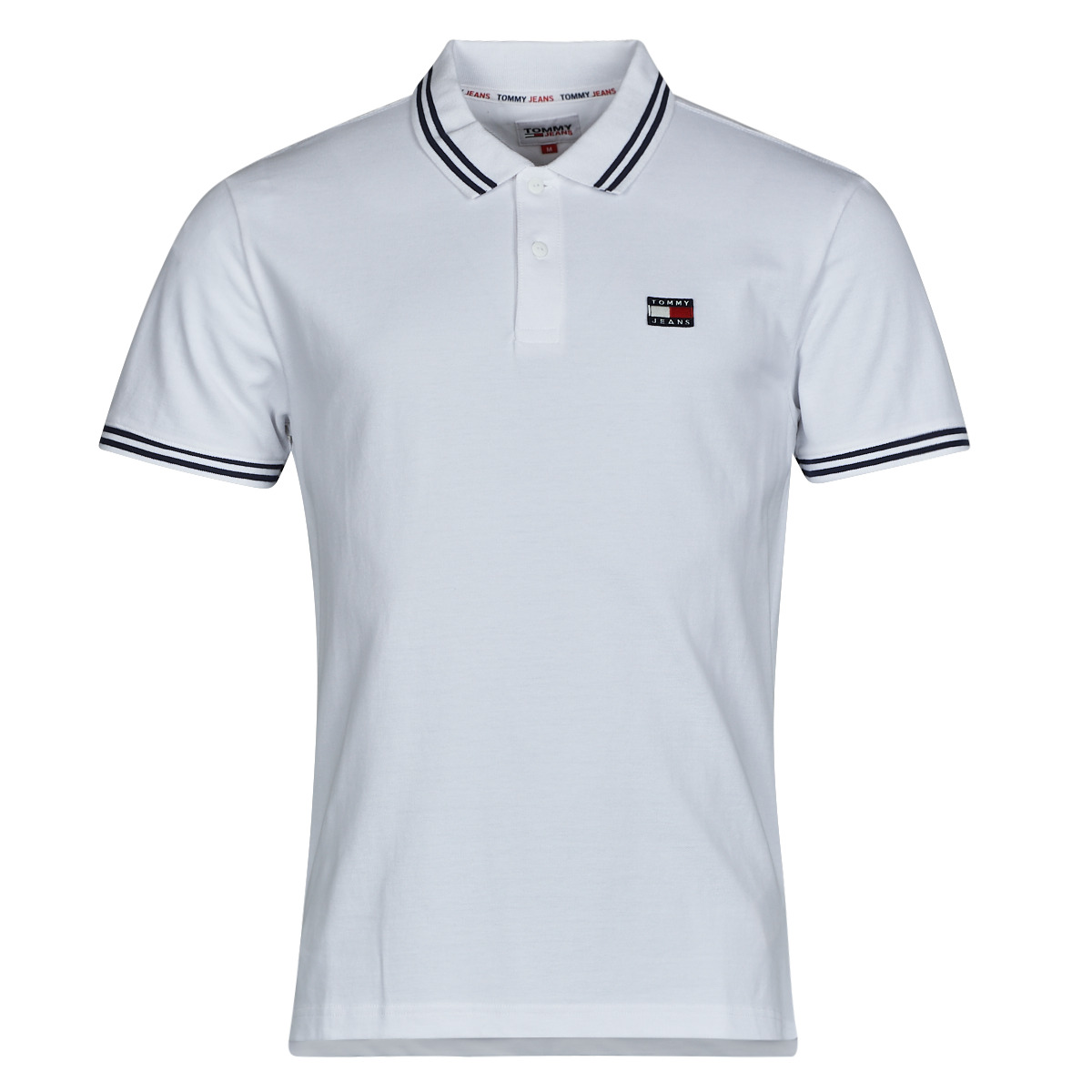 Tommy Jeans Blanc TJM CLSC TIPPING DETAIL POLO 22jMNm5S