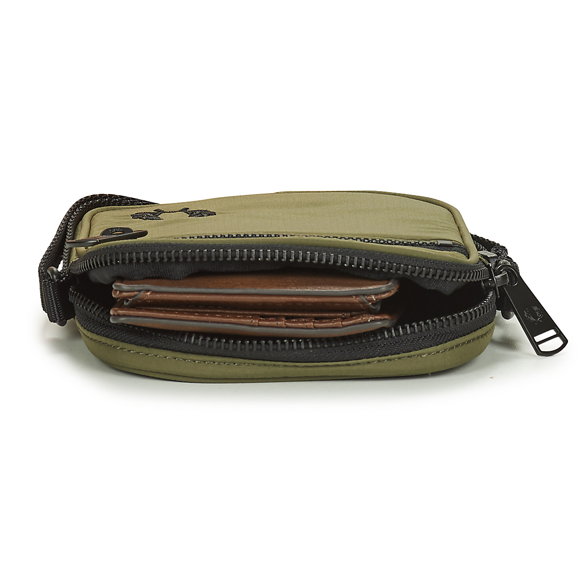 Fred Perry UNIFORM GREEN RIPSTOP SIDE BAG 275qMIml