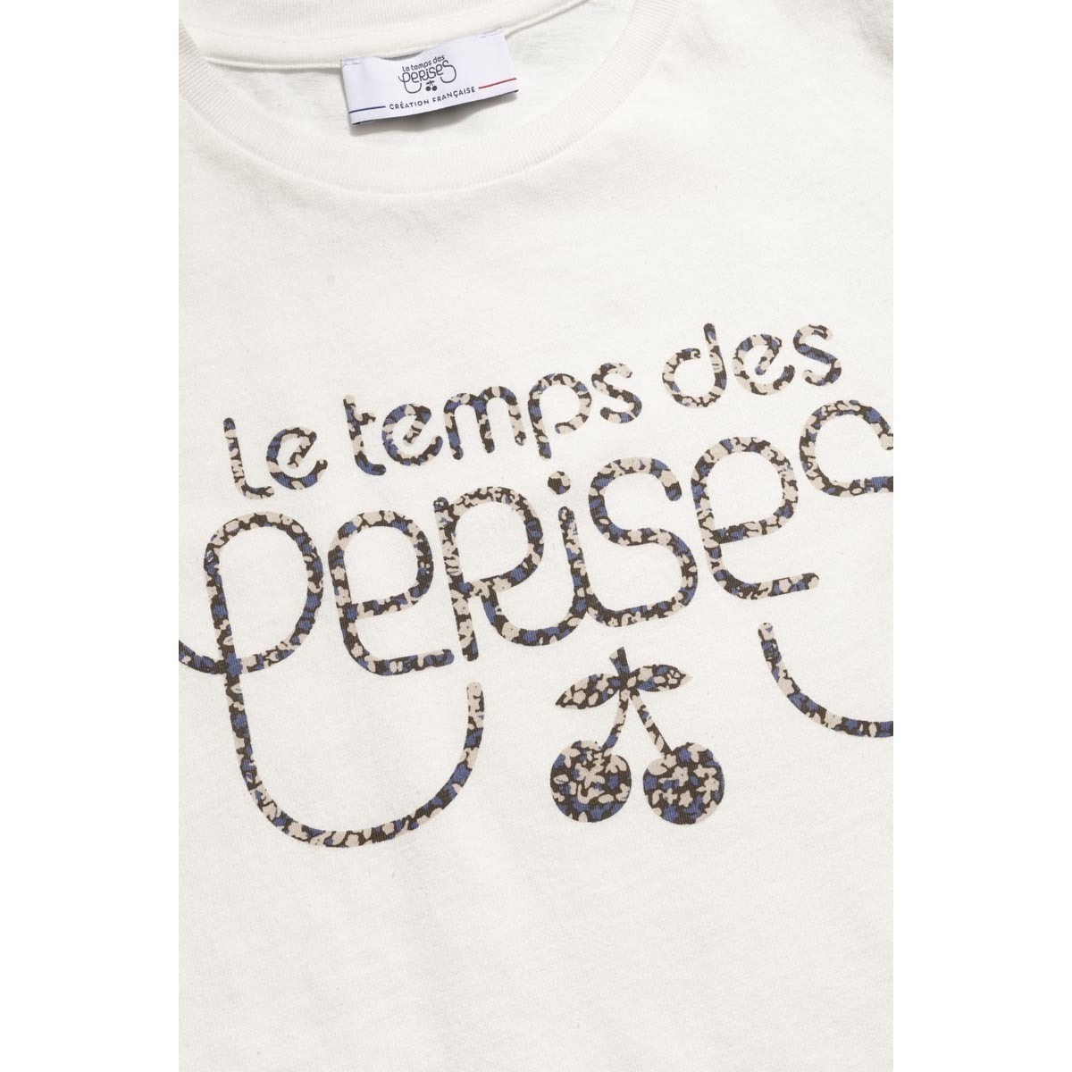 Le Temps des Cerises Marron T-shirt mamougi écru imprimé 2BlktkwY