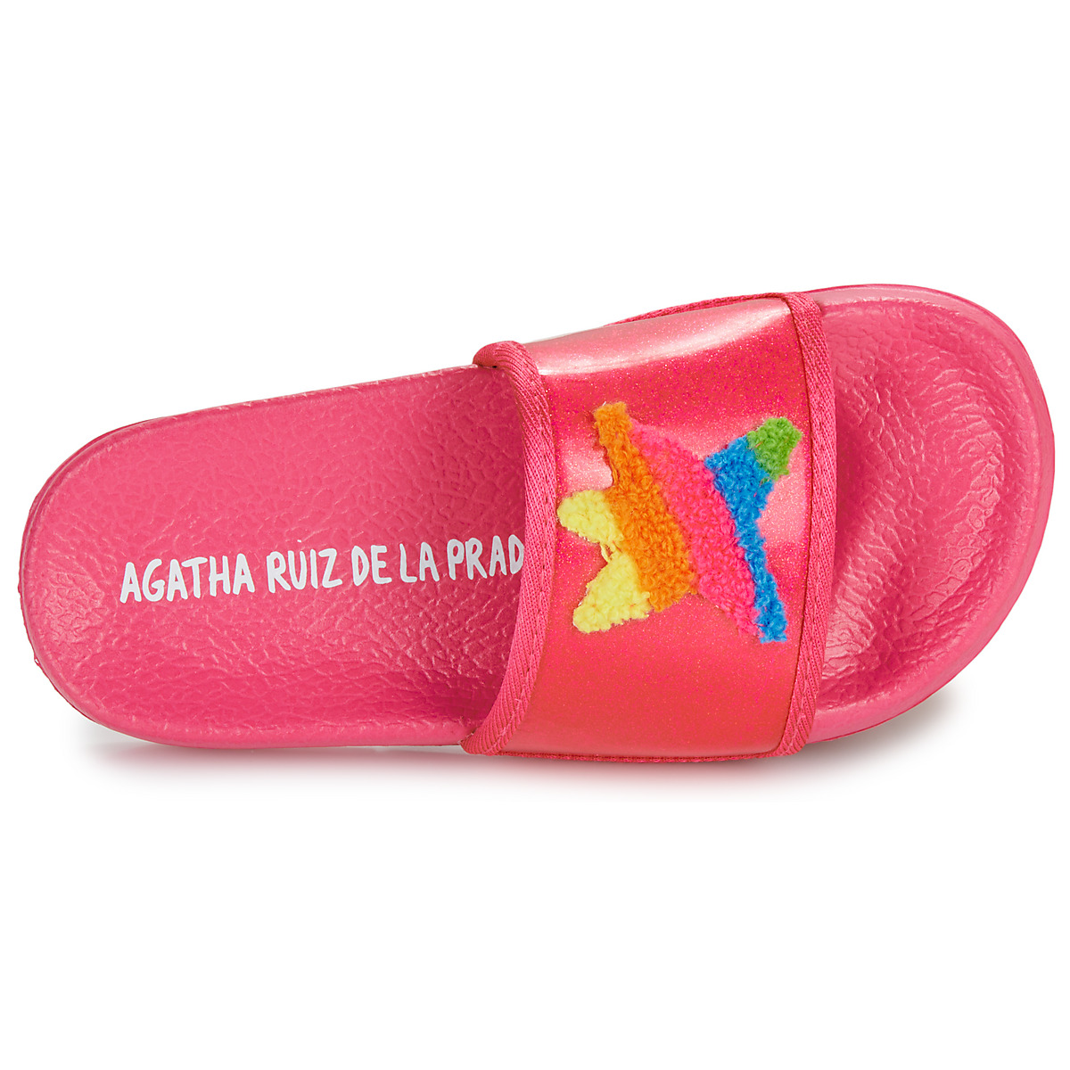 Agatha Ruiz de la Prada Rose / Multicolore FLIP FLOP ESTRELLA CbsAUjXY