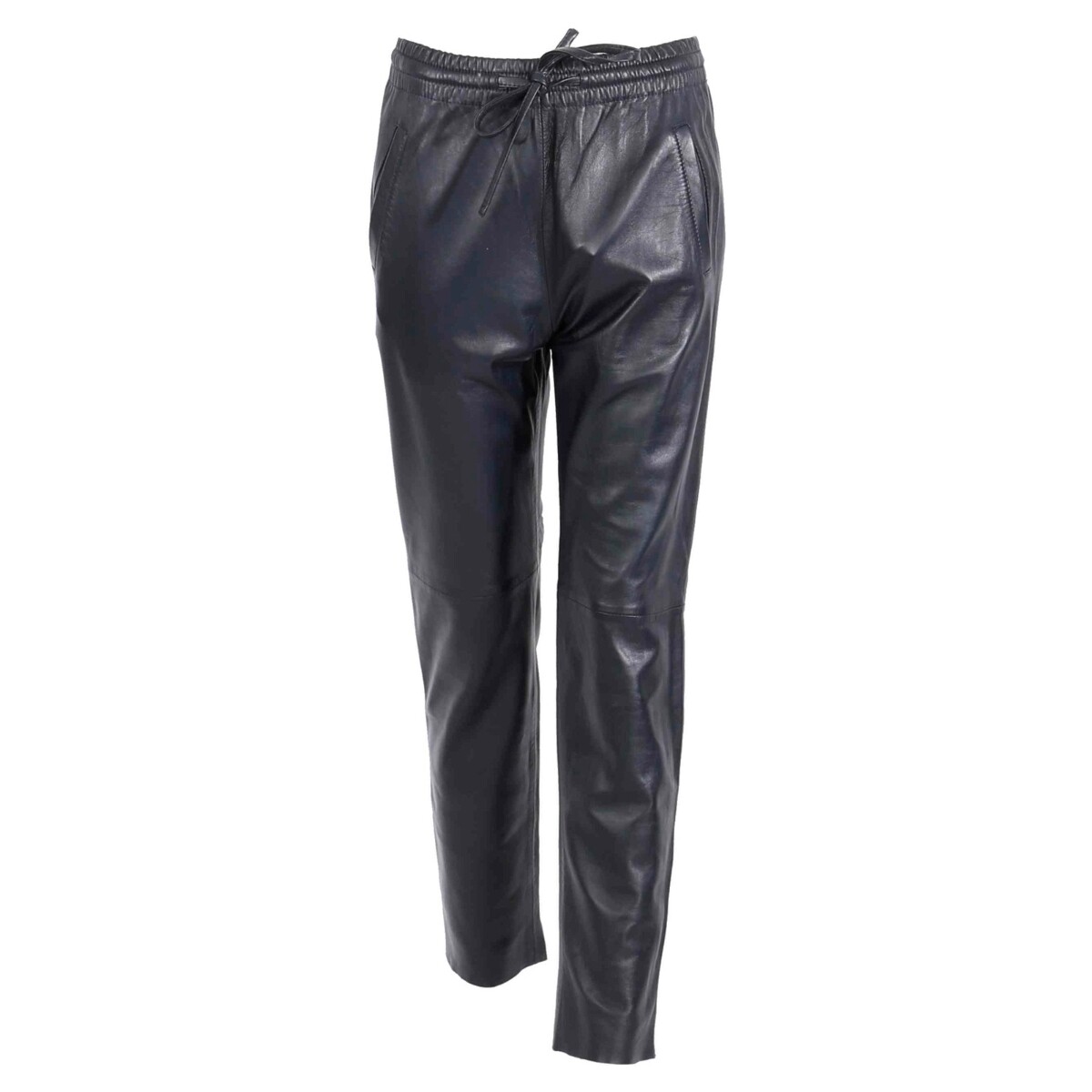 Oakwood Bleu Pantalon jogpant en cuir Gift Ref 50426 Bl