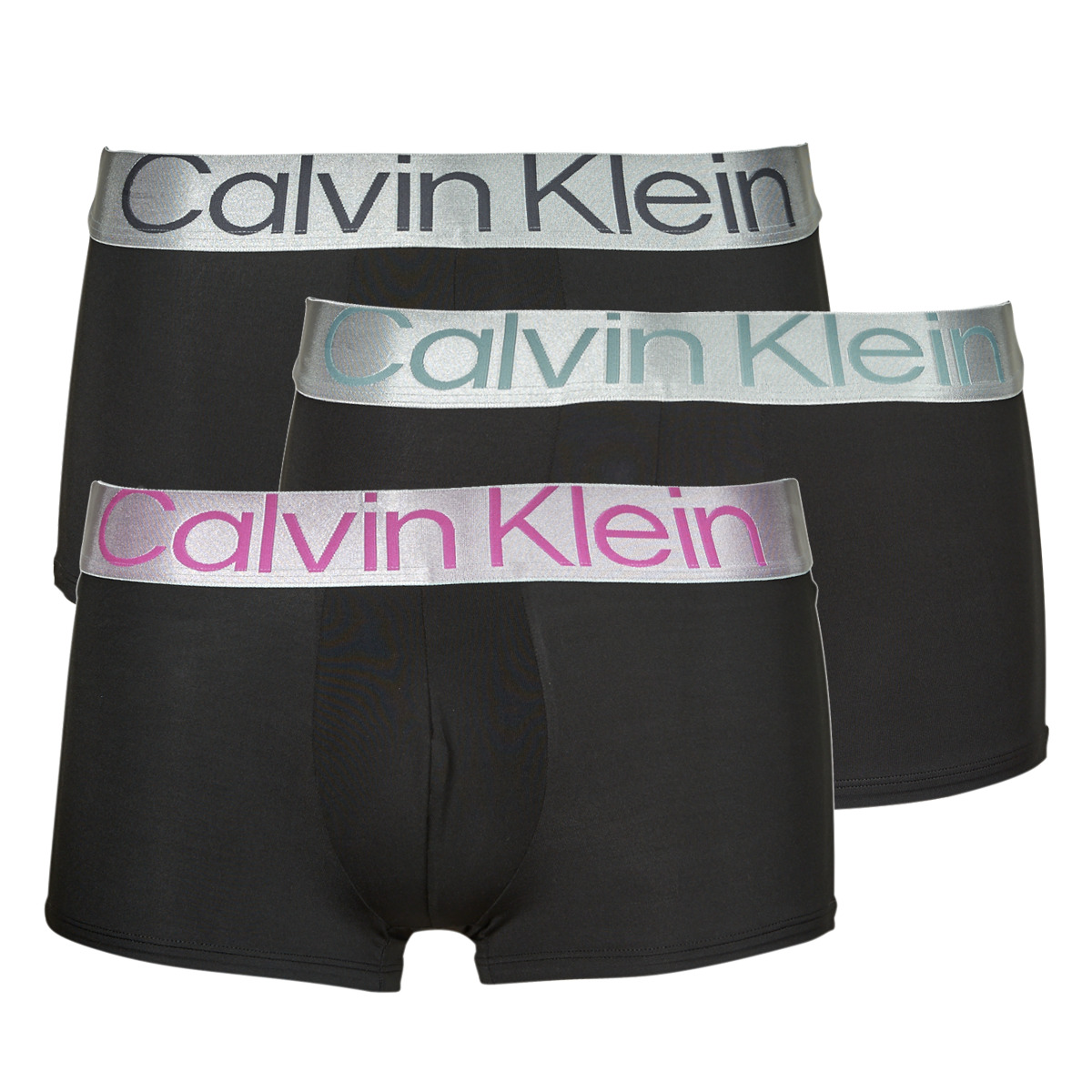 Calvin Klein Jeans Noir / Noir / Noir LOW RISE TRUNK X3 9Rt12DqA