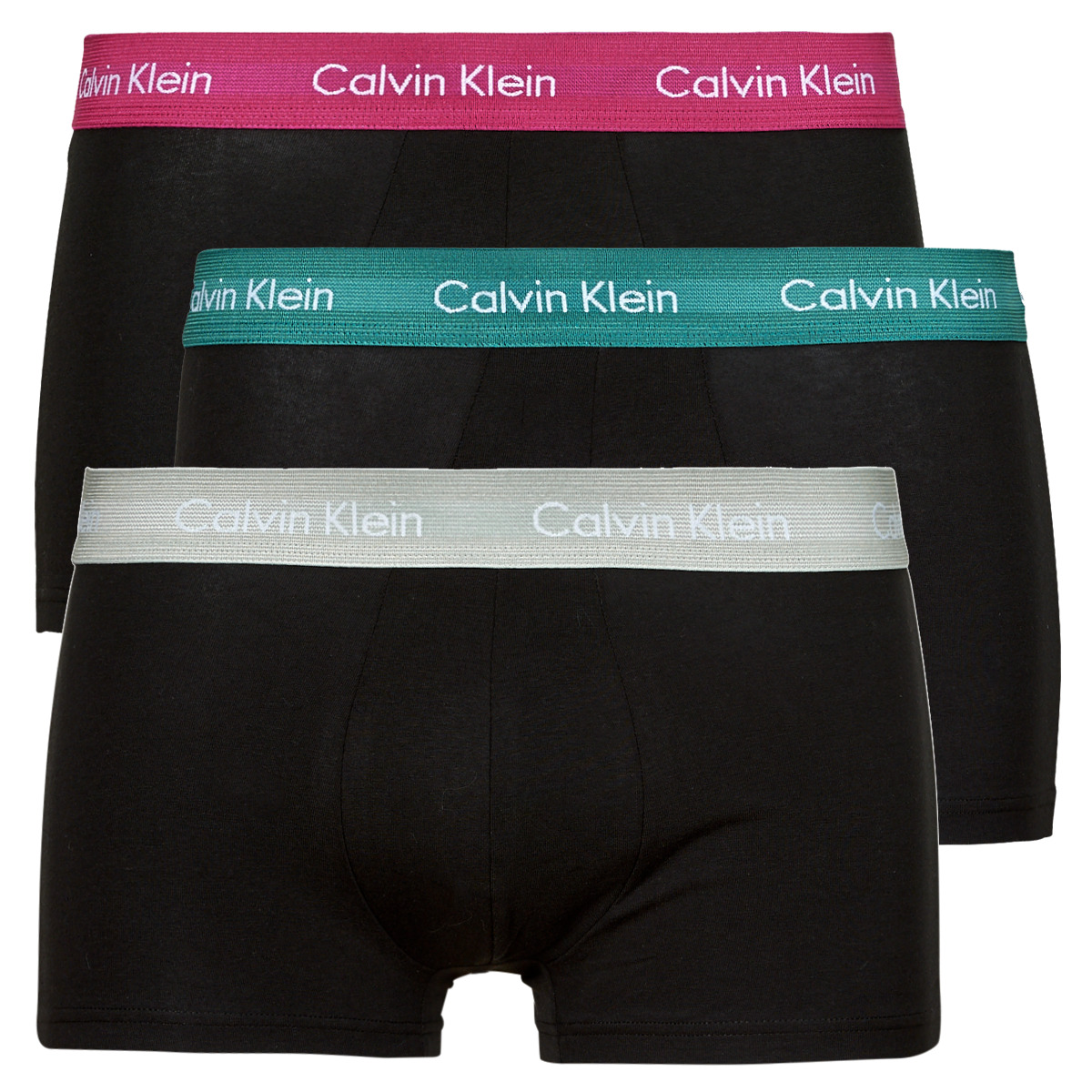 Calvin Klein Jeans Noir LOW RISE TRUNK 3PK X3 6yEuKUio