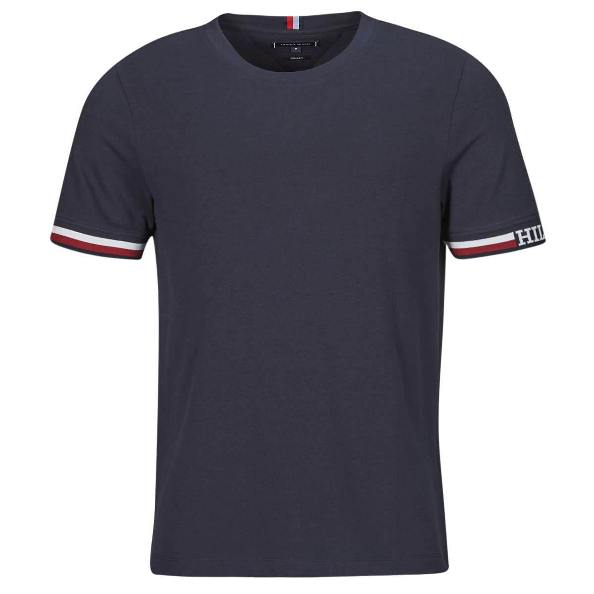 Tommy Hilfiger Marine MONOTYPE BOLD GS TIPPING TEE 1fTg