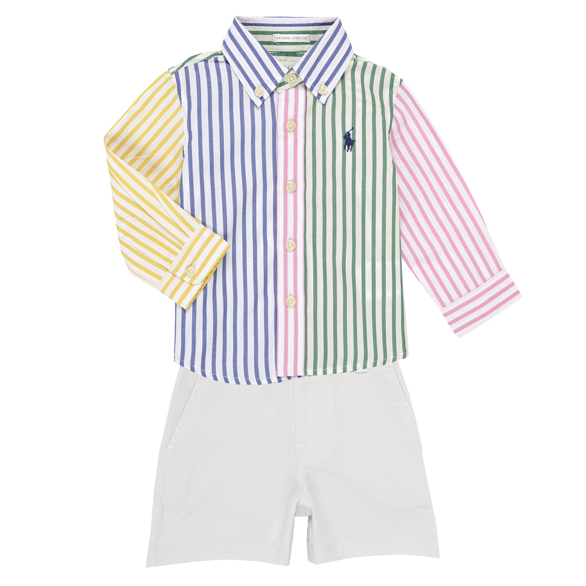 Polo Ralph Lauren Multicolore LS BD FNSHRT-SETS-SHORT SET 87LHdF5f