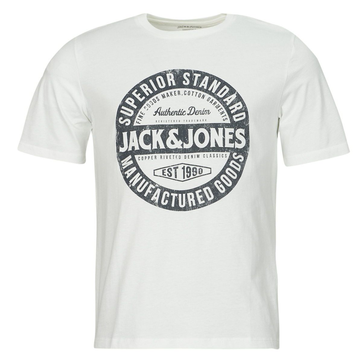 Jack & Jones Blanc JJEJEANS TEE SS O-NECK 23/24 0EOKYgJR