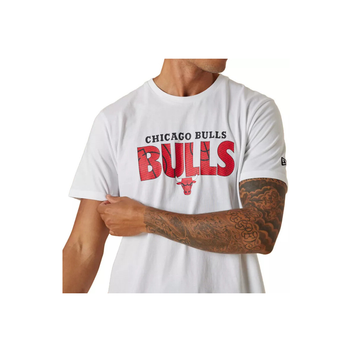 New-Era Blanc Chicago Bulls NBA Wordmark bYvdov3H
