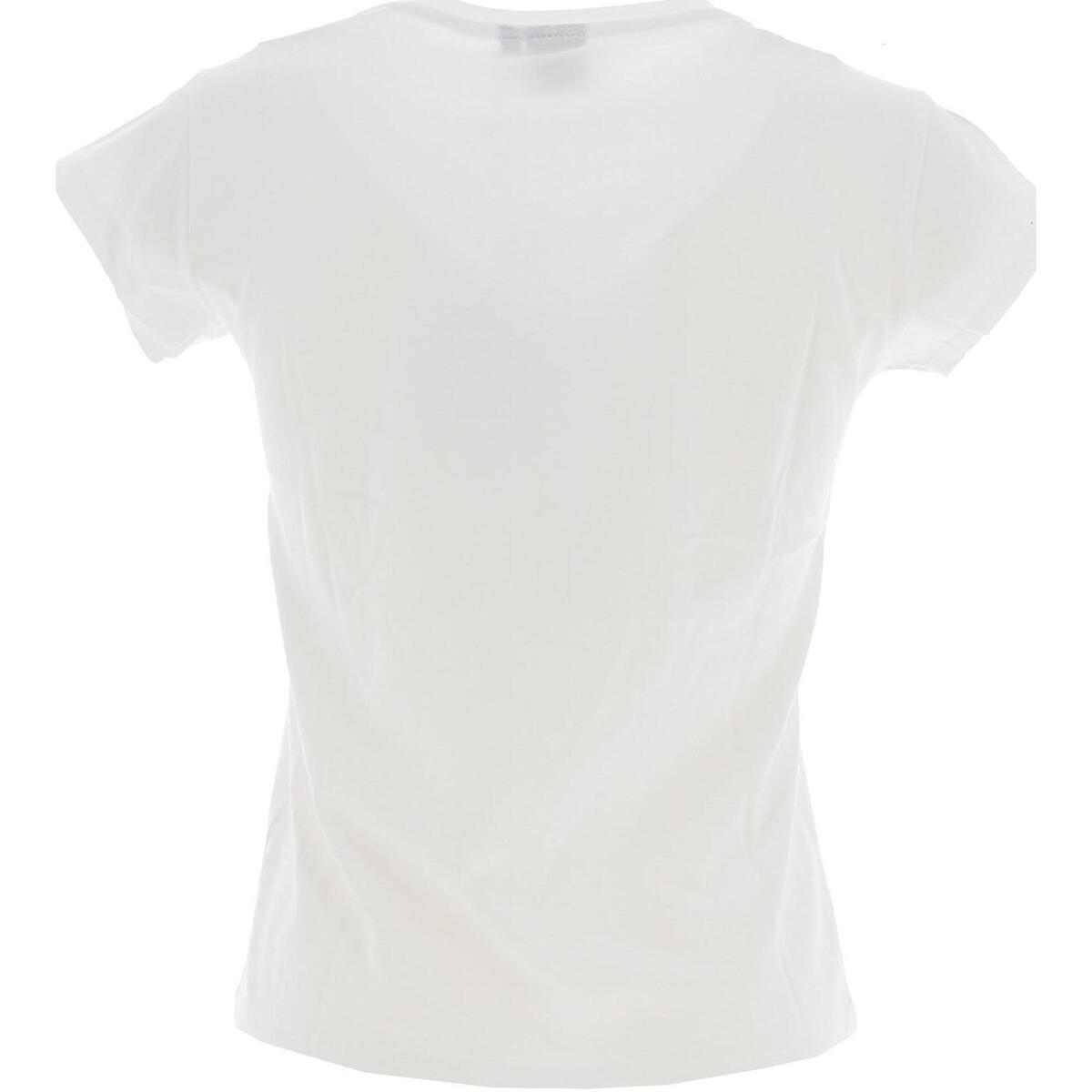 Kaporal Blanc Tee shirt manches courtes A0vjaLCc