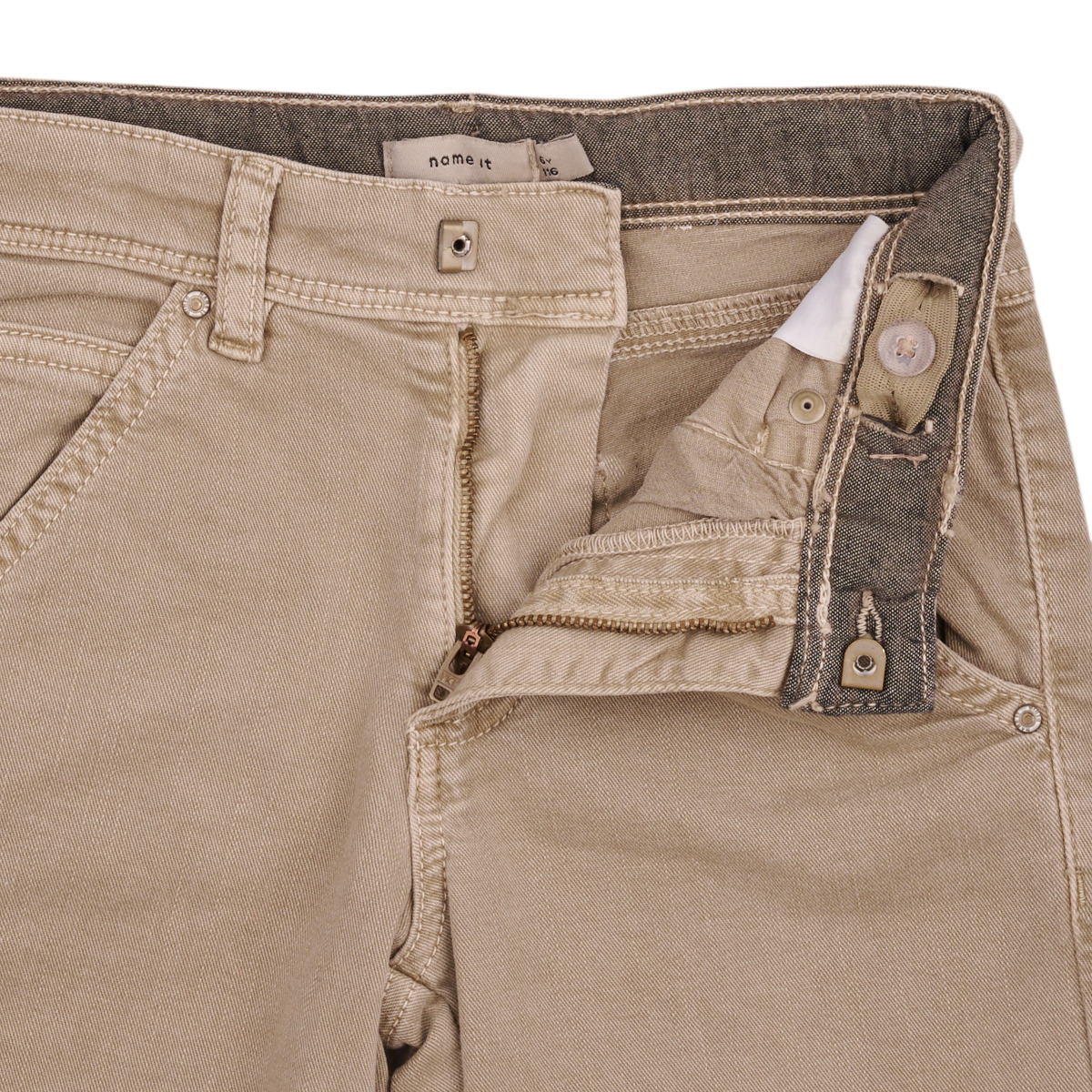 Name it Beige NKMSILAS TAPERED TWI PANT 1320-TP 9yhoijDI