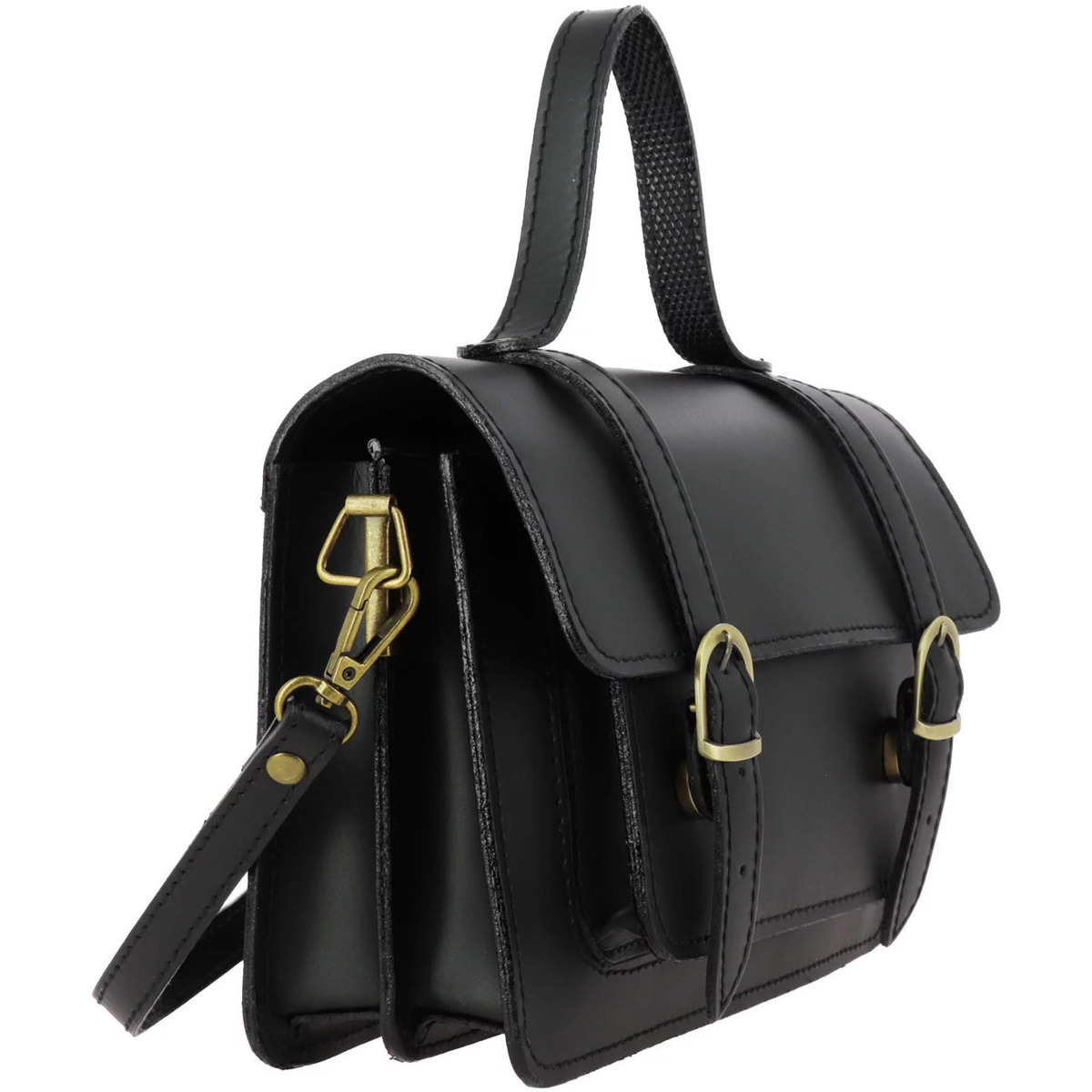 Dupond Durand Noir TILMIT sac cartable vintage en cuir 89hVDq0r